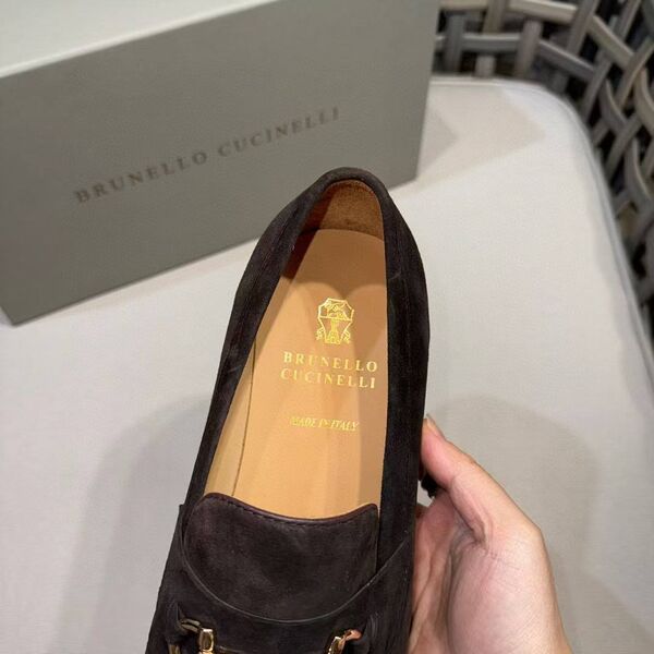 Мужские лоферы Brunello Cucinelli мужской замша c8299259-1-4