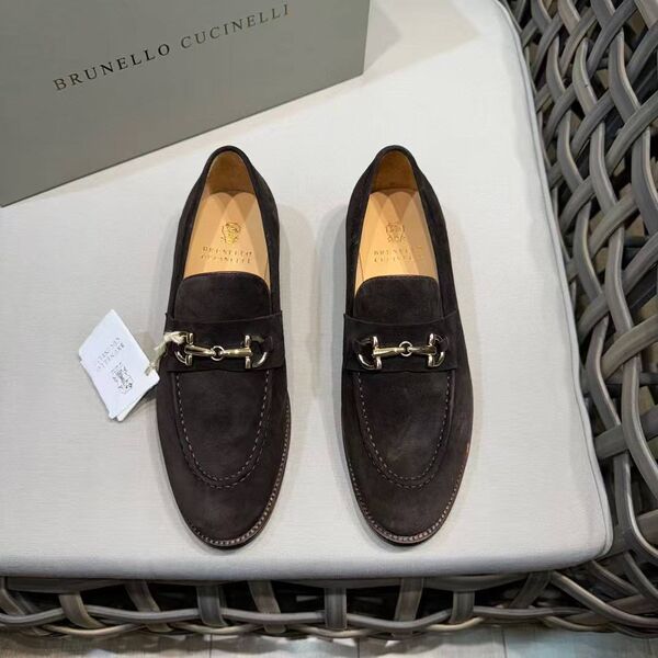 Мужские лоферы Brunello Cucinelli мужской замша c8299259-1-2