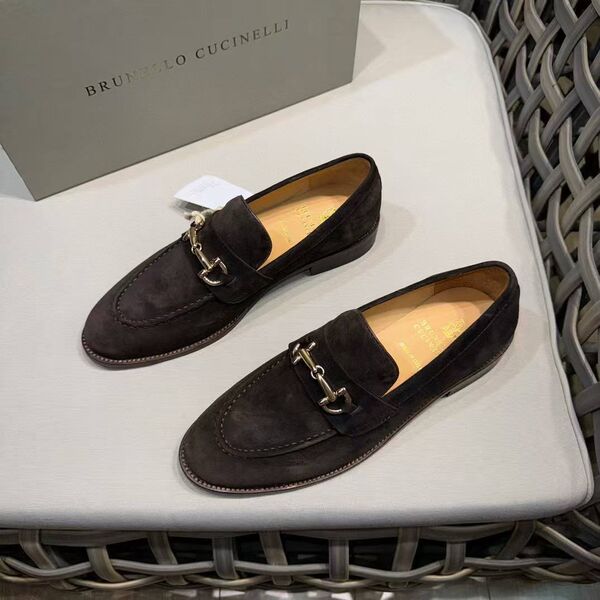 Мужские лоферы Brunello Cucinelli мужской замша c8299259-1