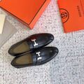 Мужские лоферы Hermès кожа w6659071-1-4