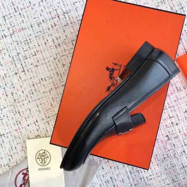 Мужские лоферы Hermès кожа w6659071-1-8