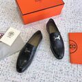 Мужские лоферы Hermès кожа w6659071-1-5
