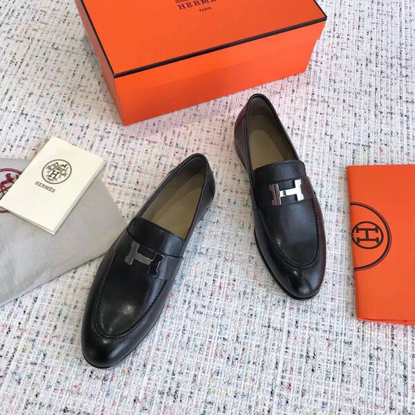 Мужские лоферы Hermès кожа w6659071-1-5