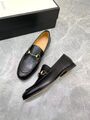 Мужские лоферы Gucci мужской кожа черный v2327611-1-3