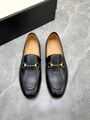 Мужские лоферы Gucci мужской кожа черный v2327611-1-2
