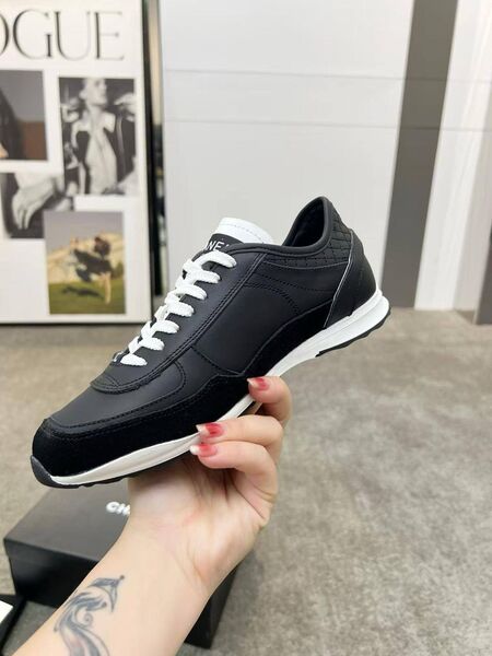 Кроссовки женские Chanel кожа черный r2245097-1-10