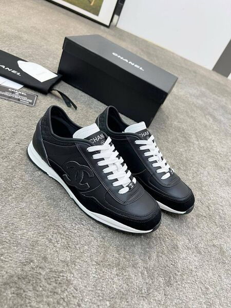 Кроссовки женские Chanel кожа черный r2245097-1-4