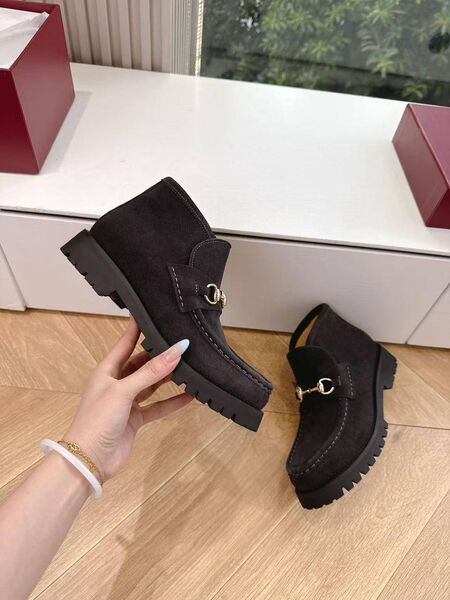 Женские ботильоны Gucci замша e7119482-1-3