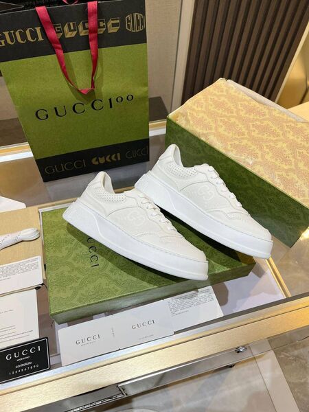 Женские кроссовки Gucci женский кожа белый i2507282-1-4