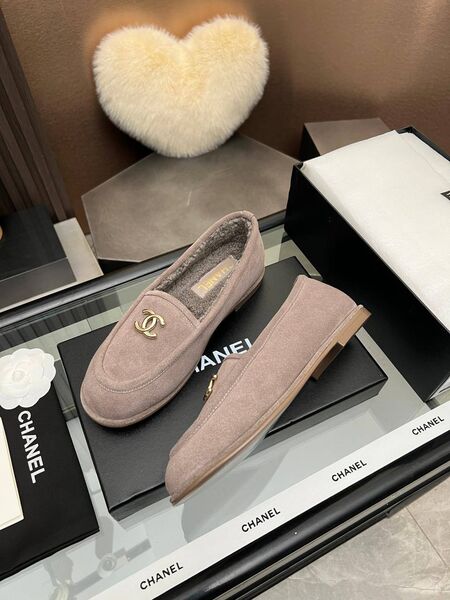 Женские лоферы Gucci замша бежевый q9680824-1-6