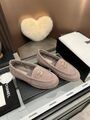 Женские лоферы Gucci замша бежевый q9680824-1-7