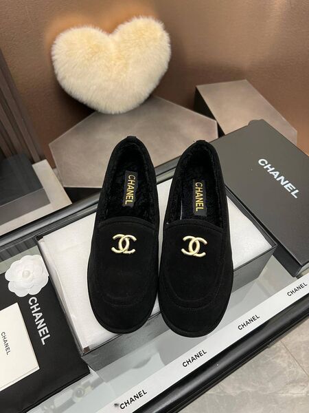 Женские лоферы Gucci замша черный b0123770-1-7