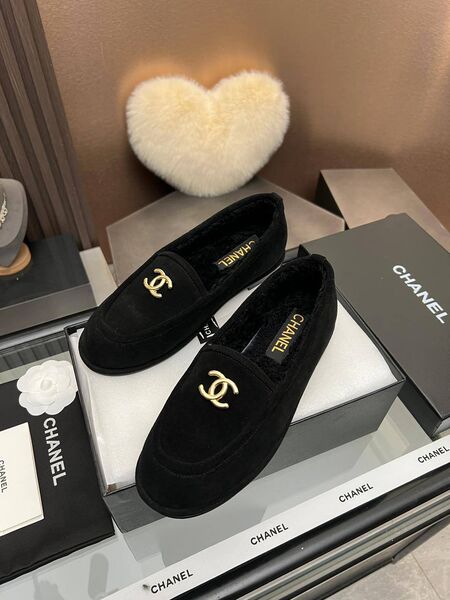 Женские лоферы Gucci замша черный b0123770-1-5
