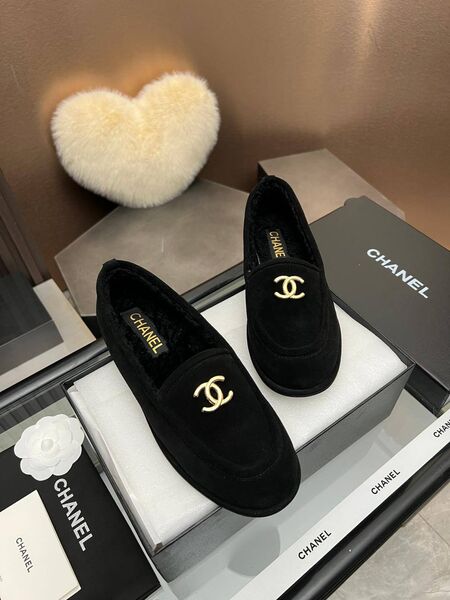 Женские лоферы Gucci замша черный b0123770-1-4