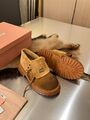 Ботинки Miu Miu замша горчичный n0791836-1-6