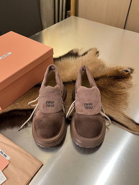 Ботинки Miu Miu замша розовый i4938434-1-5