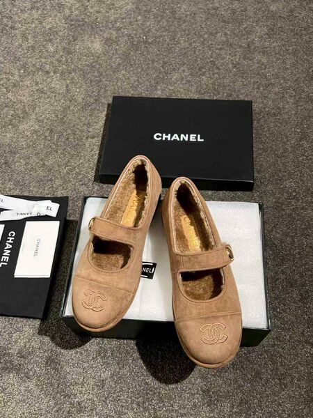 Балетки Chanel замша бежевый j2542852-1-7