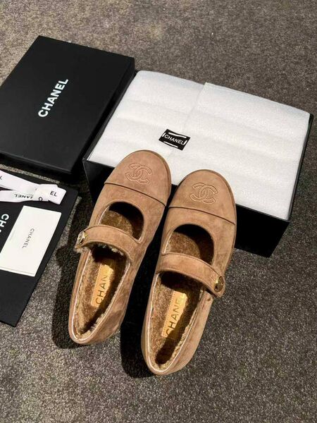 Балетки Chanel замша бежевый j2542852-1-5