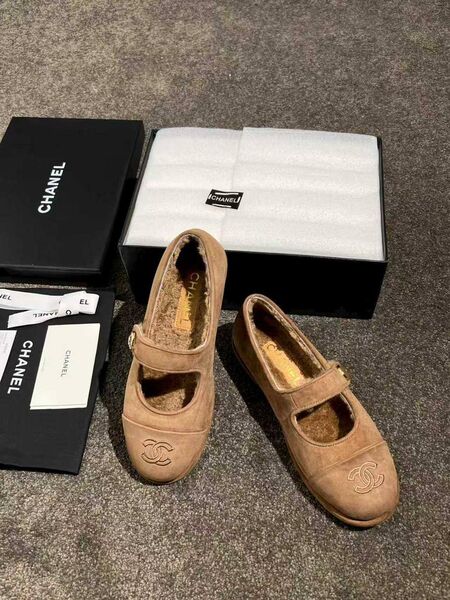Балетки Chanel замша бежевый j2542852-1-6