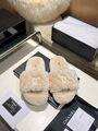 Меховые тапочки Chanel женский натуральный мех y3340204-1-6