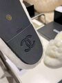 Меховые тапочки Chanel женский натуральный мех белый k6144736-1-4