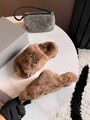 Меховые тапочки Balenciaga женский натуральный мех r4980537-1-5