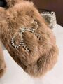Меховые тапочки Balenciaga женский натуральный мех r4980537-1-4