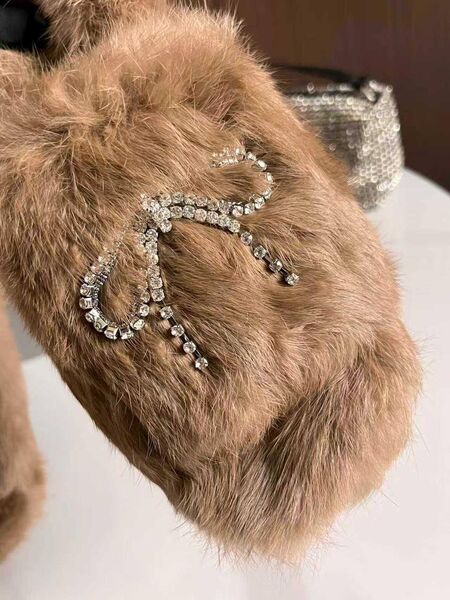 Меховые тапочки Balenciaga женский натуральный мех r4980537-1-4