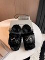 Меховые тапочки Balenciaga женский черный c3272025-1-6