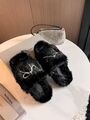 Меховые тапочки Balenciaga женский черный c3272025-1-7