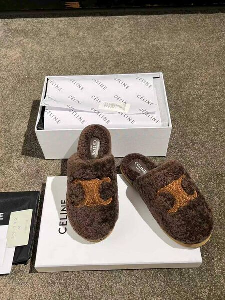 Меховые тапочки Celine женский натуральный мех s6272361-1-5