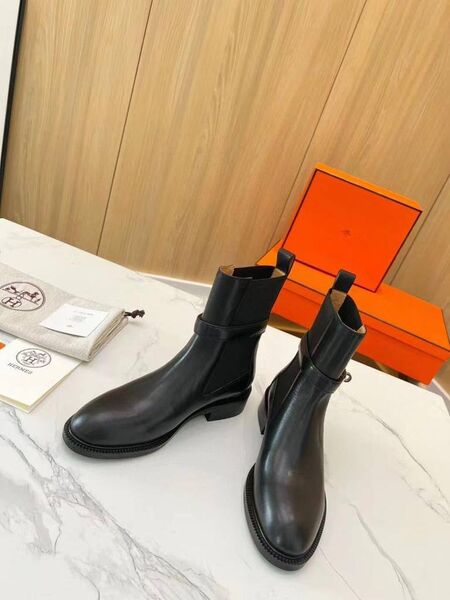 Ботинки Hermès кожа v0558838-1-2