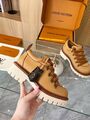 Ботинки Louis Vuitton кожа swift темно-бежевый d2088669-1