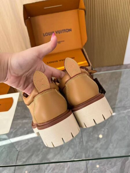 Ботинки Louis Vuitton кожа бежевый d2088669-1-4