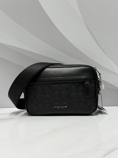 Мужская сумка Coach мужской кожа черный m1387352-1-2