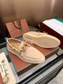 Лоферы Loro Piana замша оранжевый j8506943-1-4