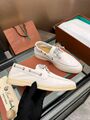 Лоферы Loro Piana женский замша белый y0637714-1