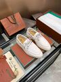 Лоферы Loro Piana женский замша белый y0637714-1-4