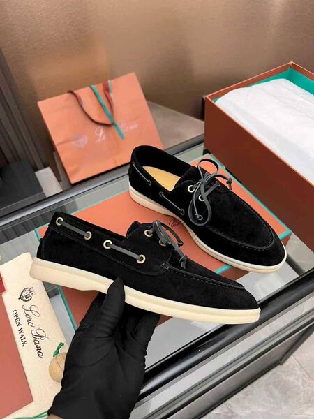 Лоферы Loro Piana женский замша a9436503-1