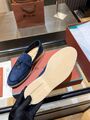 Лоферы Loro Piana женский замша синий n3701139-1-5
