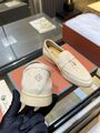 Лоферы Loro Piana женский замша бежевый k7095652-1-3