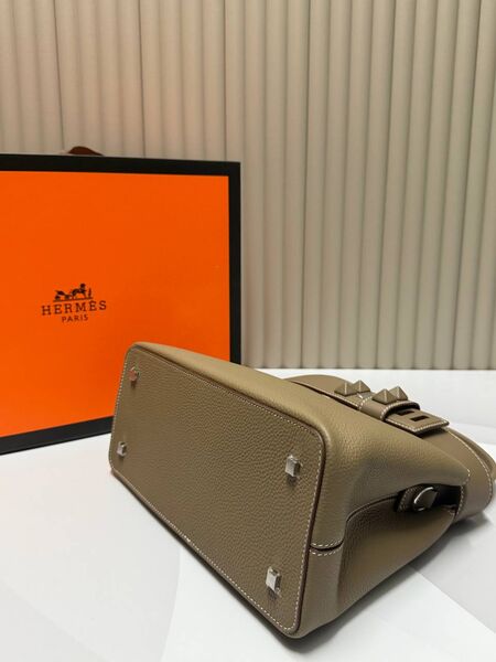 Сумка Hermès женский кожа болотный e3402682-1-10