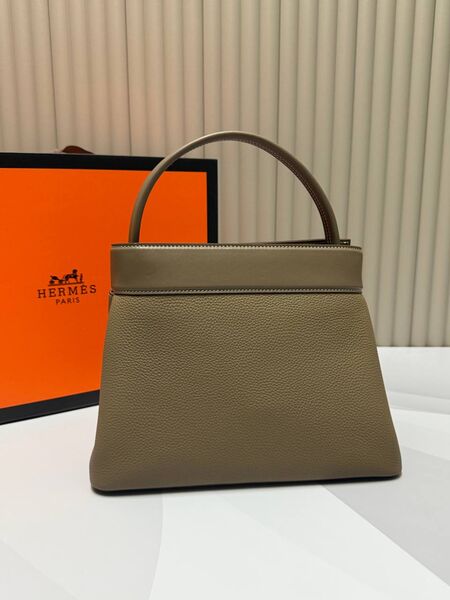 Сумка Hermès женский кожа болотный e3402682-1-4