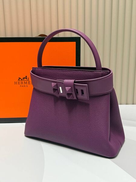 Сумка Hermès женский кожа фиолетовый r1420426-1-2