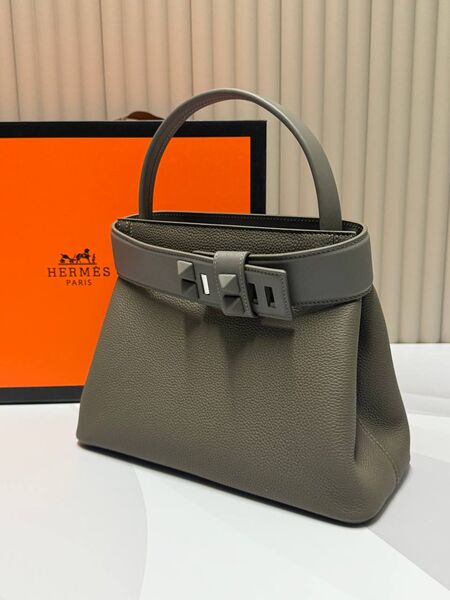 Сумка Hermès женский кожа болотный e3402682-1-2