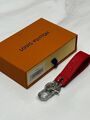 Брелок Louis Vuitton кожа бордовый e8468382-1-2