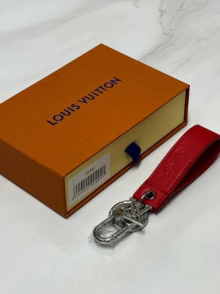 Брелок Louis Vuitton кожа бордовый e8468382-1-2