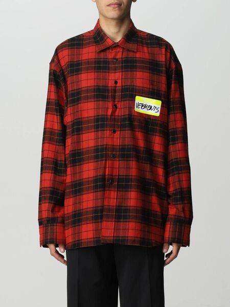 Рубашка Vetements мужской бордовый m8816352-1-13