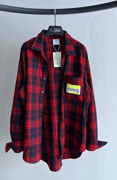 Рубашка Vetements мужской бордовый m8816352-1-12