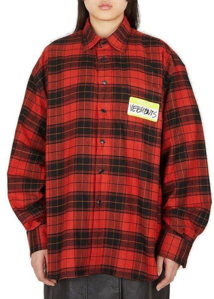 Рубашка Vetements мужской бордовый m8816352-1-10